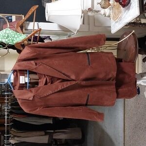 Vtg. Pierre Lamonte Women's Brown Jacket and Skirt Set